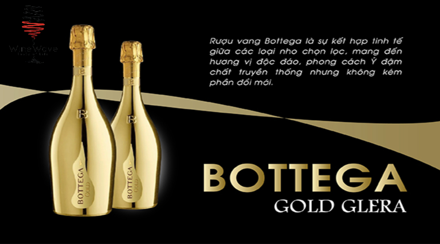 Rượu Ý - Champagne Bottega Gold mang đến hương vị độc đáo